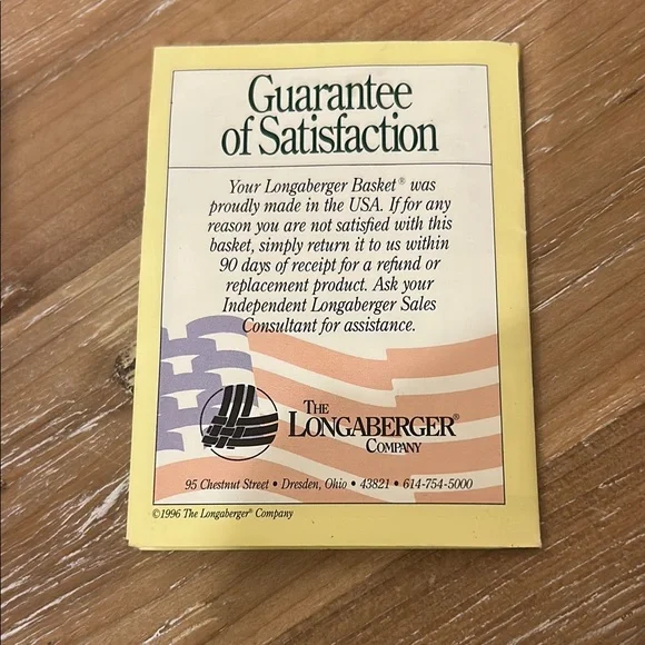 Longaberger Brown Holiday Cheer Basket with Green Liner - Picture 2 of 16